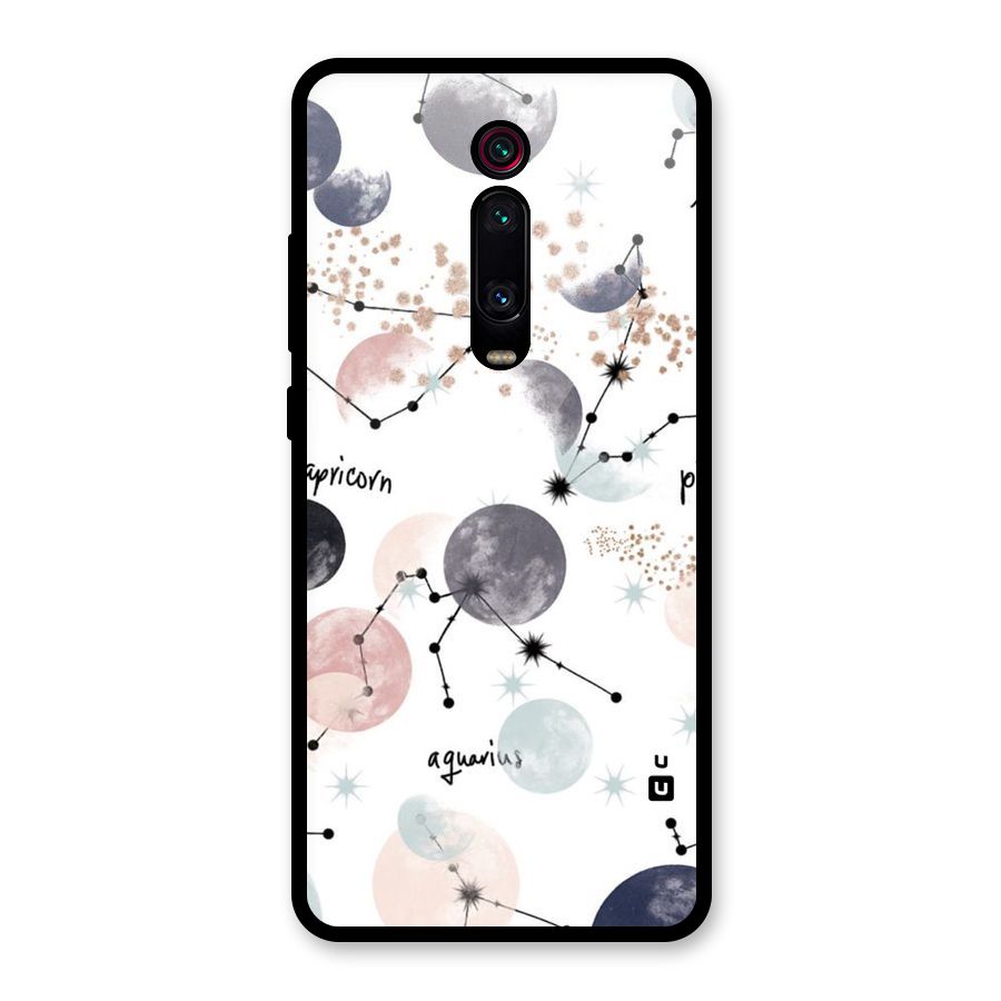 Zodiac Glass Back Case for Redmi K20 Pro
