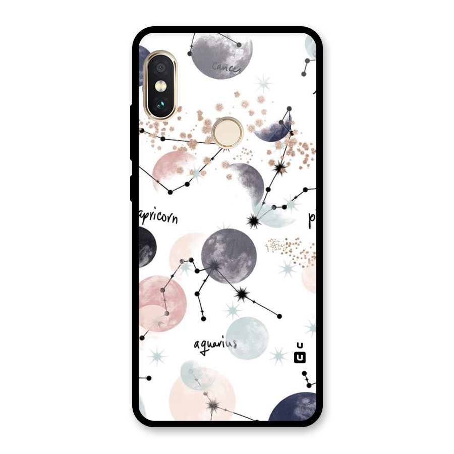 Zodiac Glass Back Case for Redmi Note 5 Pro