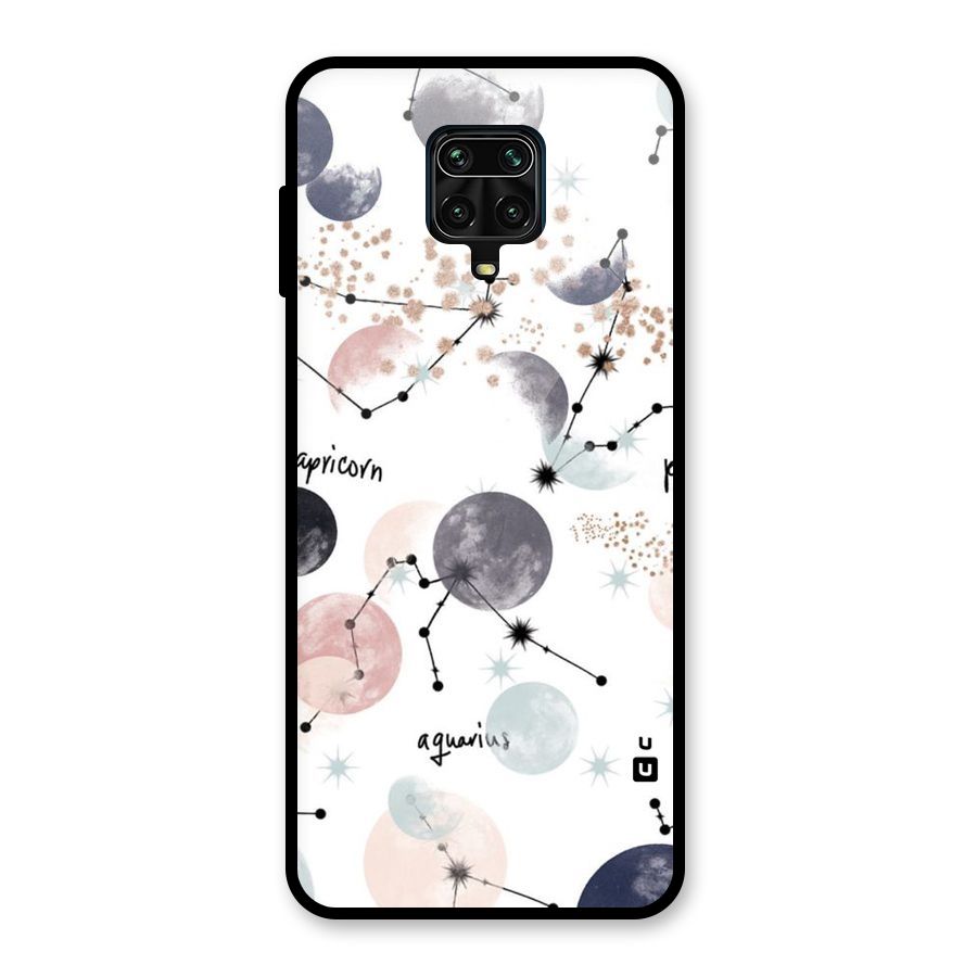 Zodiac Glass Back Case for Redmi Note 9 Pro