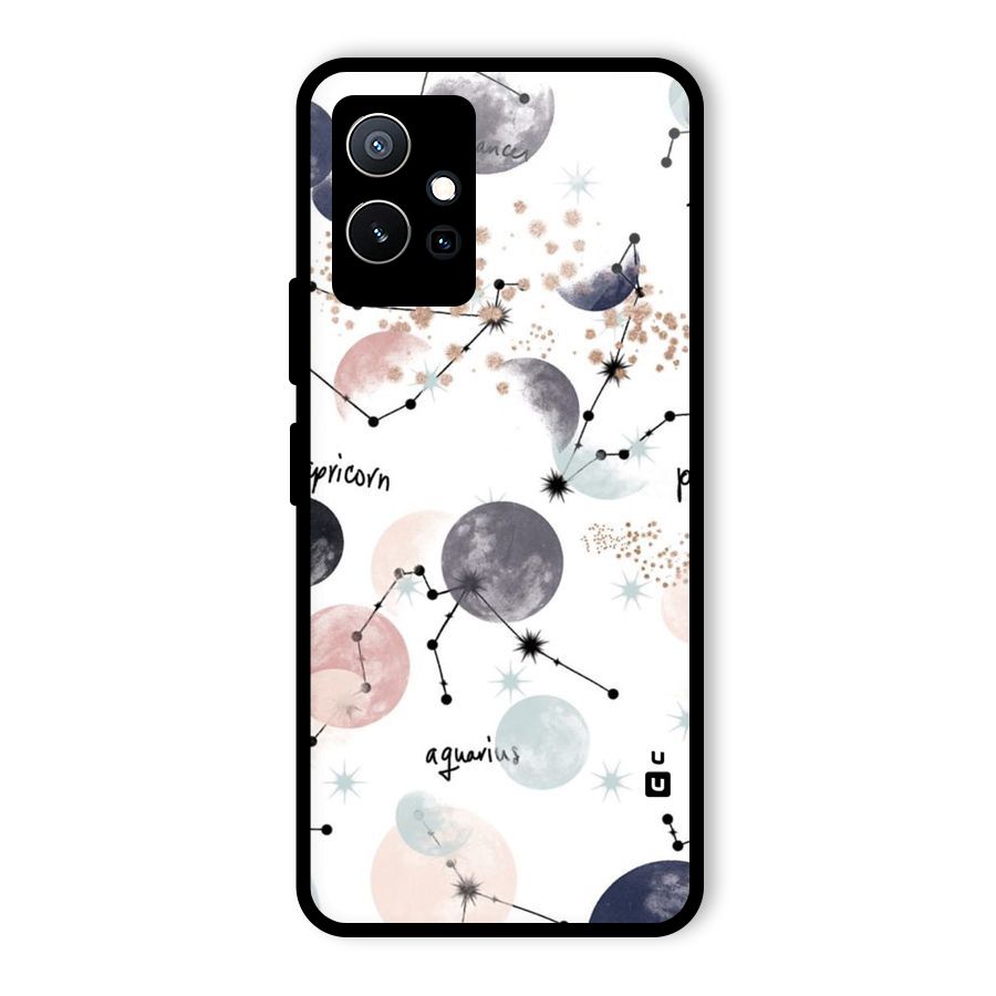 Zodiac Glass Back Case for Vivo T1 5G