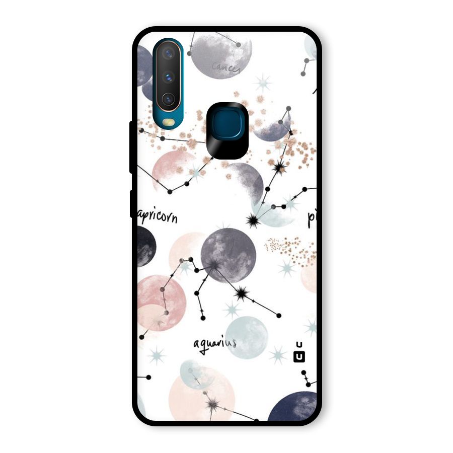 Zodiac Glass Back Case for Vivo U10