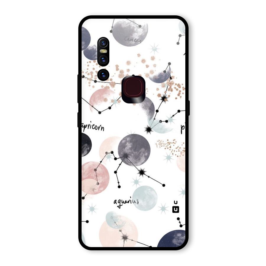 Zodiac Glass Back Case for Vivo V15