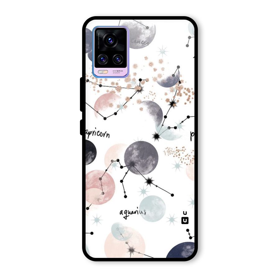 Zodiac Glass Back Case for Vivo V20 Pro