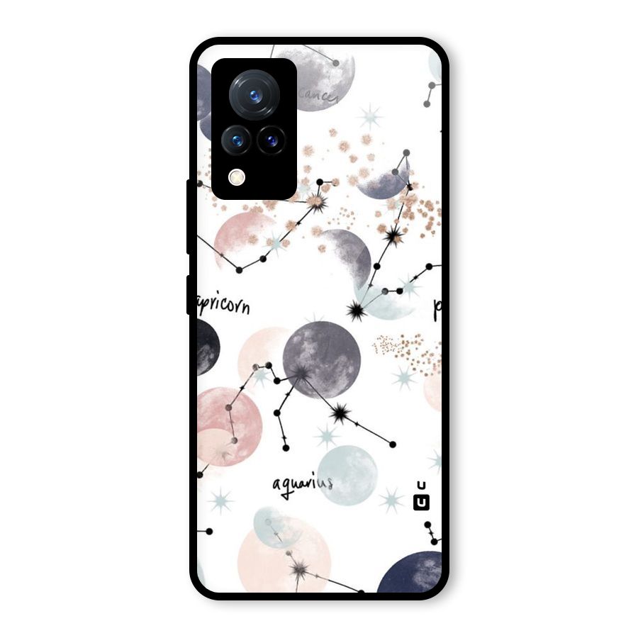 Zodiac Glass Back Case for Vivo V21 5G