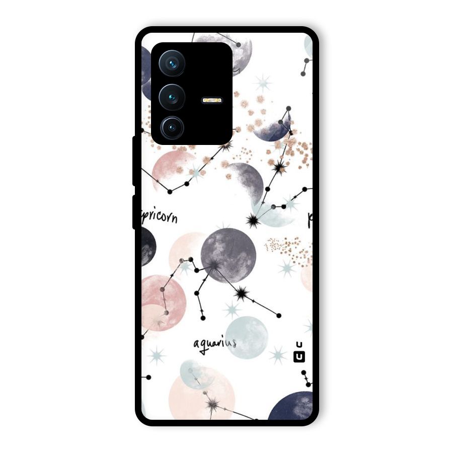 Zodiac Glass Back Case for Vivo V23 Pro