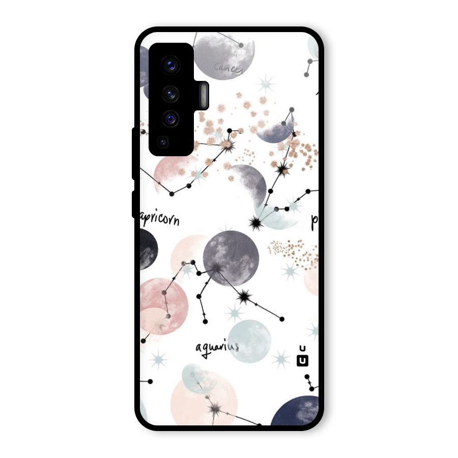 Zodiac Glass Back Case for Vivo X50