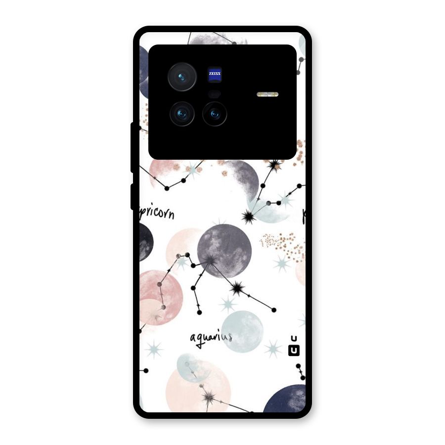 Zodiac Glass Back Case for Vivo X80