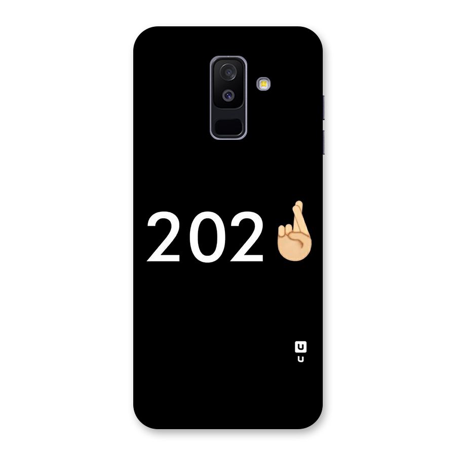 2021 Fingers Crossed Back Case for Galaxy A6 Plus