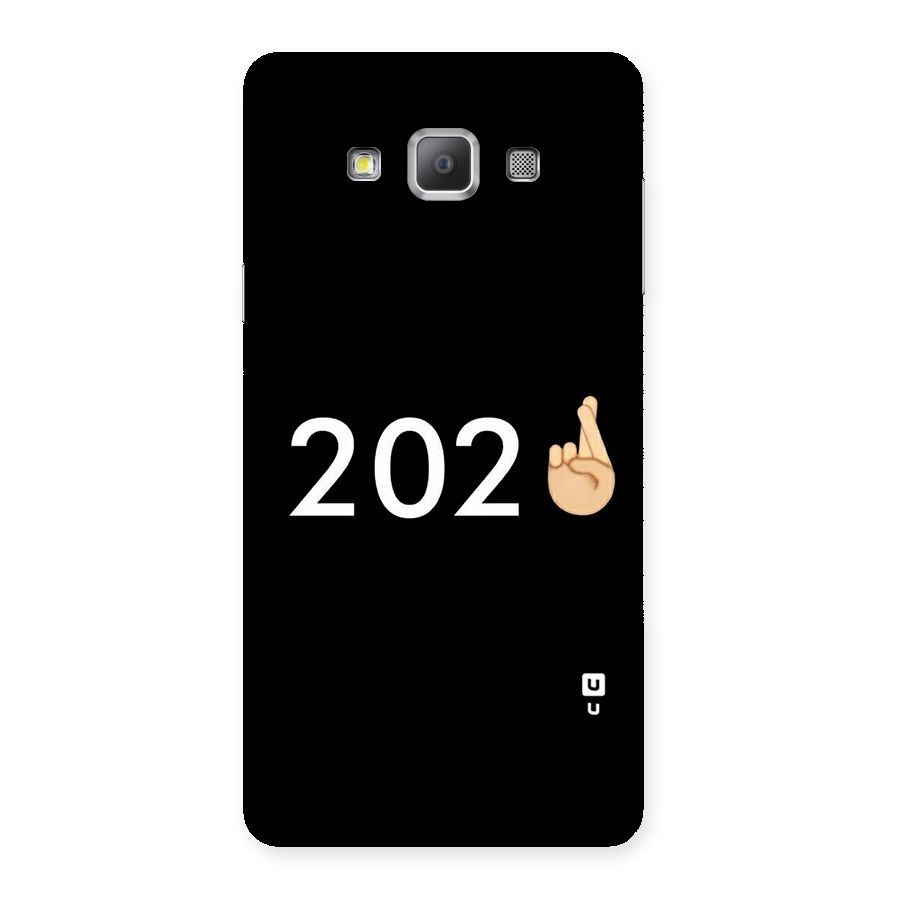 2021 Fingers Crossed Back Case for Galaxy A7
