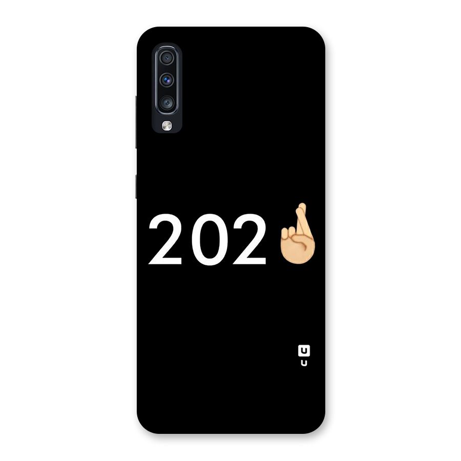 2021 Fingers Crossed Back Case for Galaxy A70
