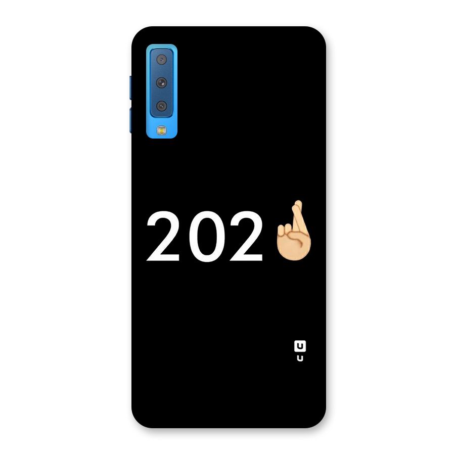 2021 Fingers Crossed Back Case for Galaxy A7 (2018)