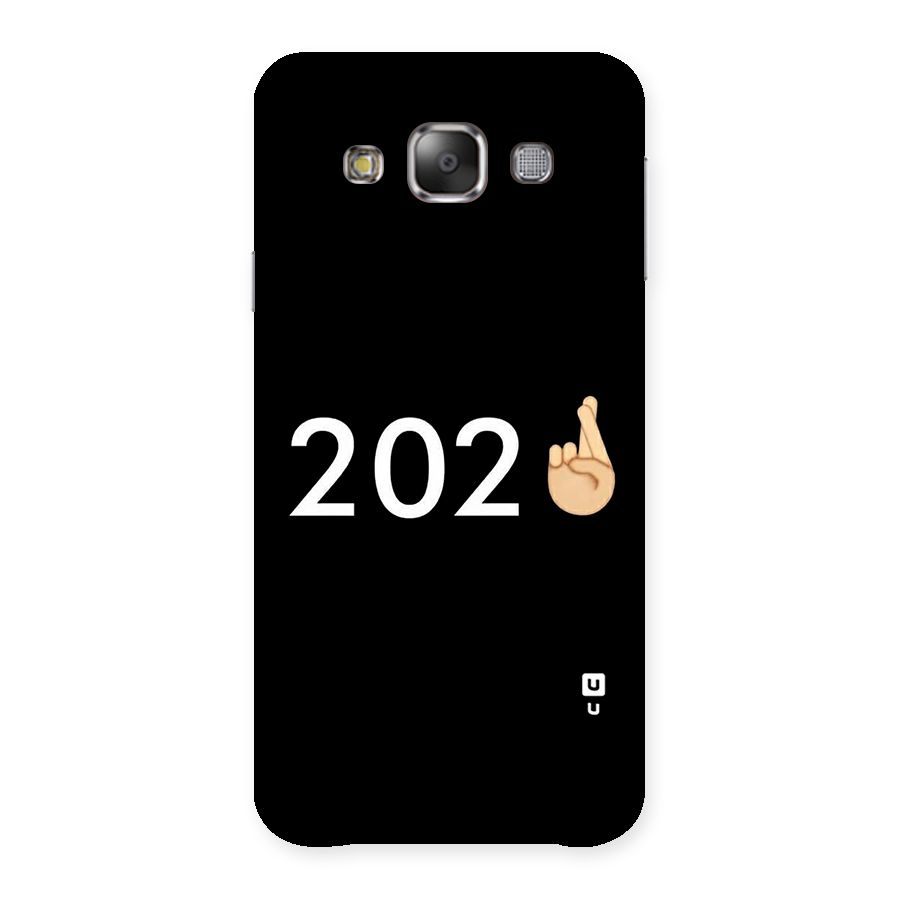 2021 Fingers Crossed Back Case for Galaxy E7