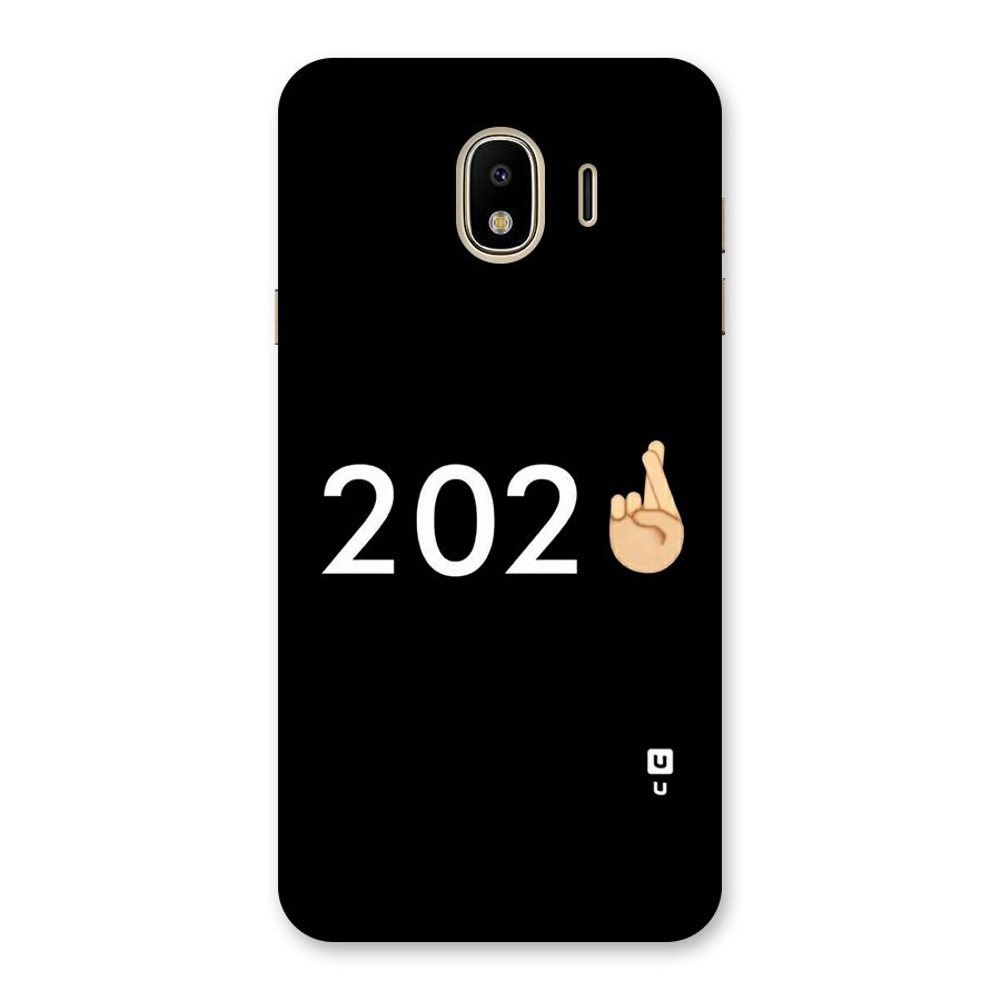 2021 Fingers Crossed Back Case for Galaxy J4