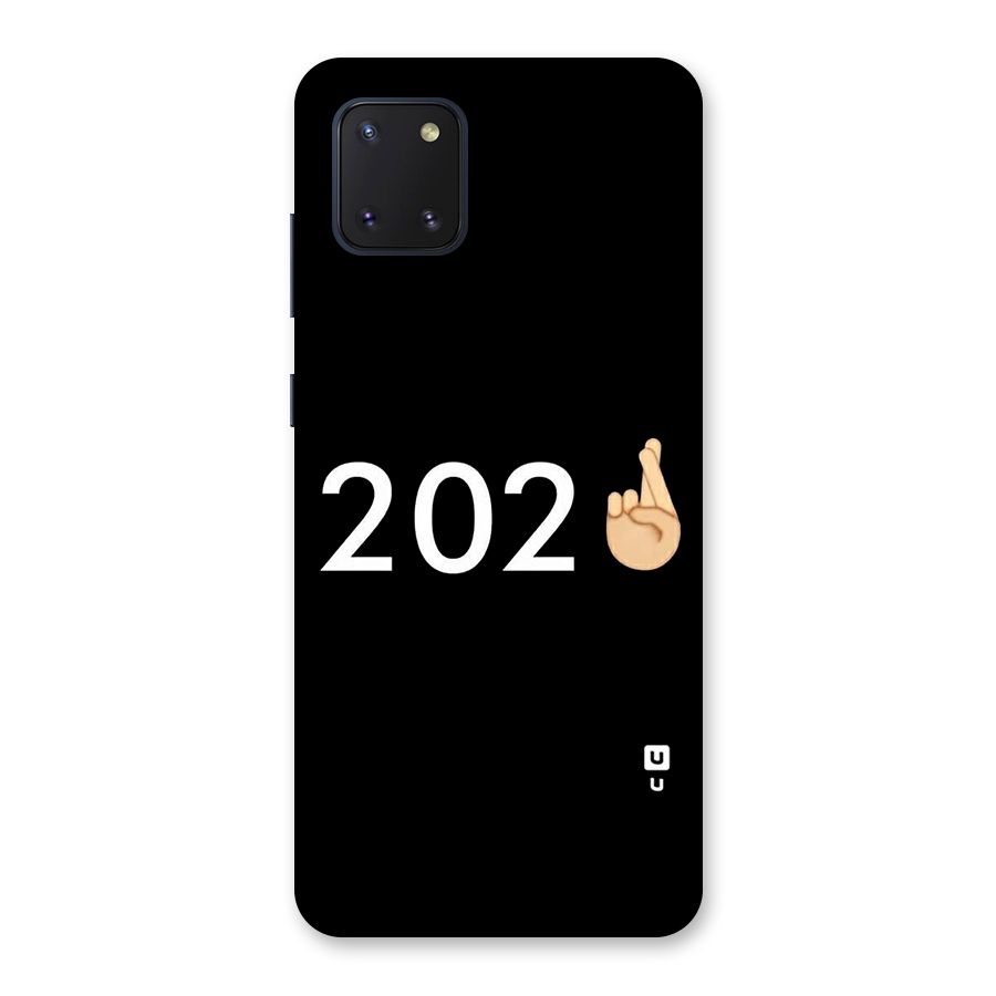 2021 Fingers Crossed Back Case for Galaxy Note 10 Lite