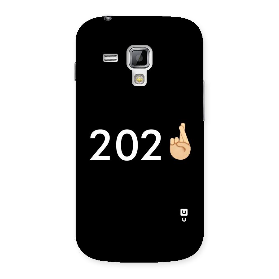 2021 Fingers Crossed Back Case for Galaxy S Duos