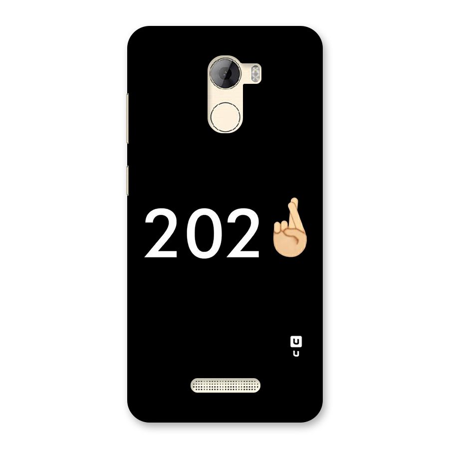 2021 Fingers Crossed Back Case for Gionee A1 LIte