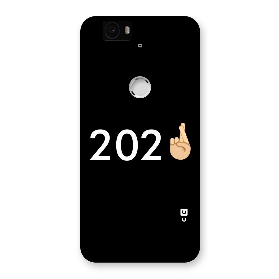 2021 Fingers Crossed Back Case for Google Nexus-6P