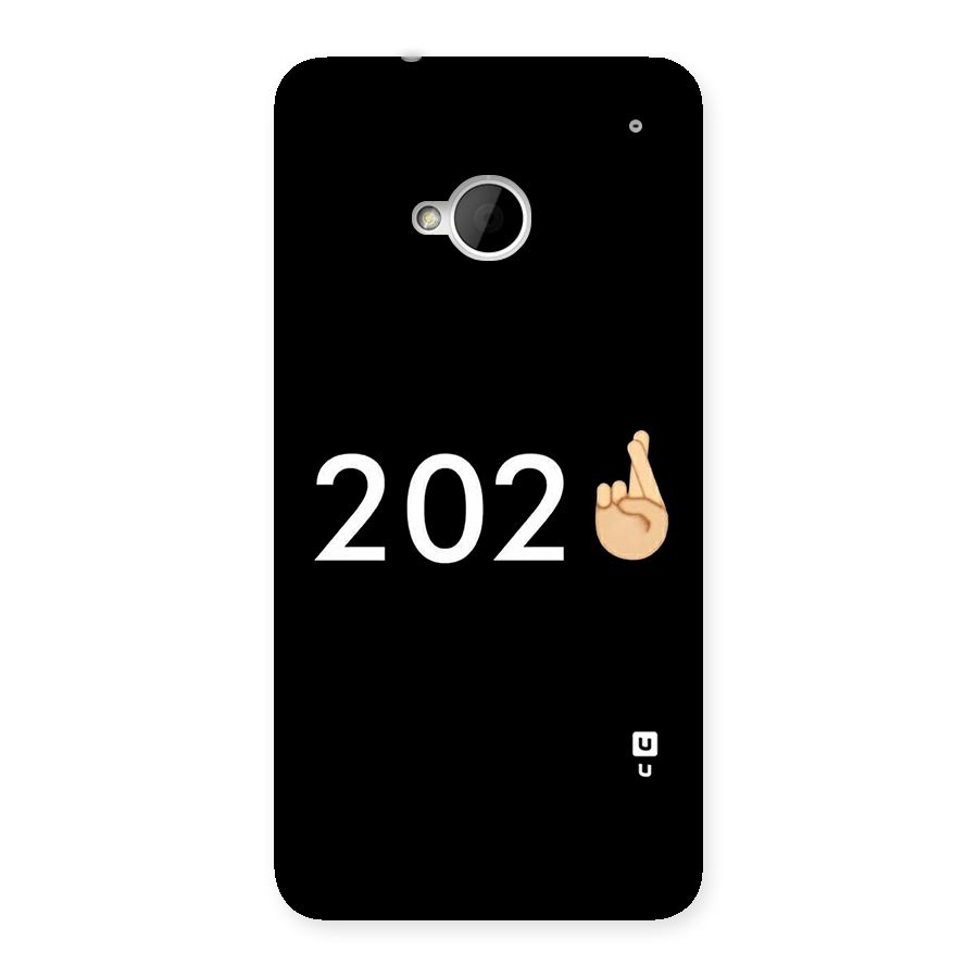 2021 Fingers Crossed Back Case for HTC One M7