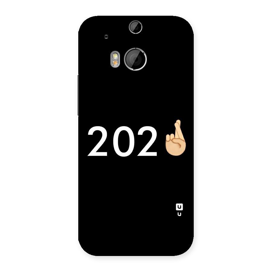 2021 Fingers Crossed Back Case for HTC One M8