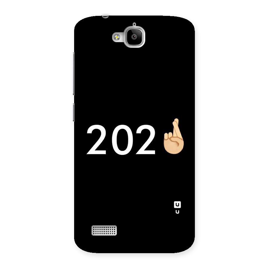 2021 Fingers Crossed Back Case for Honor Holly