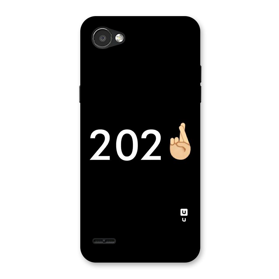 2021 Fingers Crossed Back Case for LG Q6