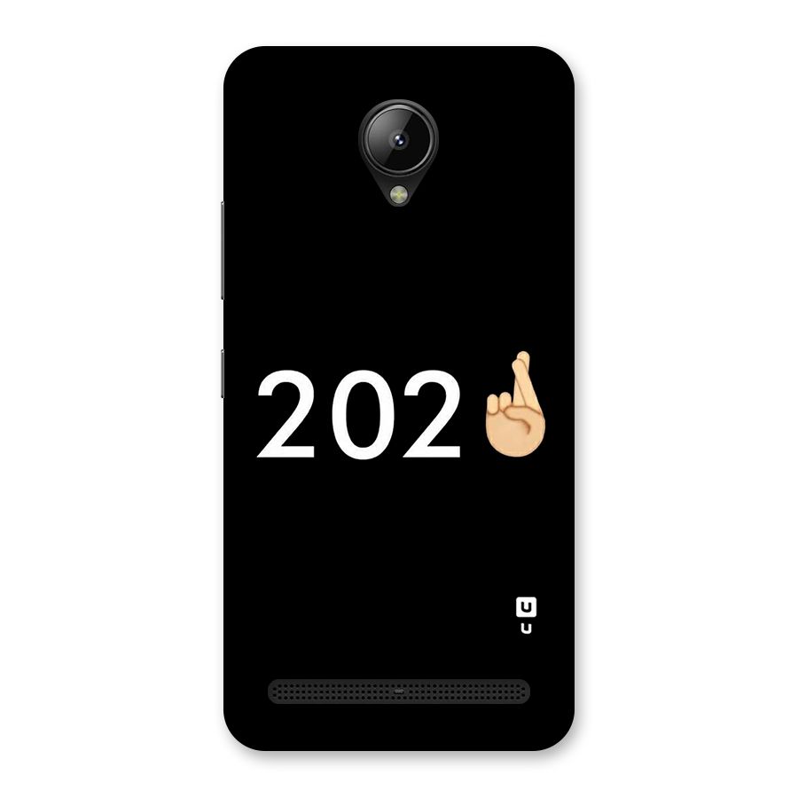 2021 Fingers Crossed Back Case for Lenovo C2