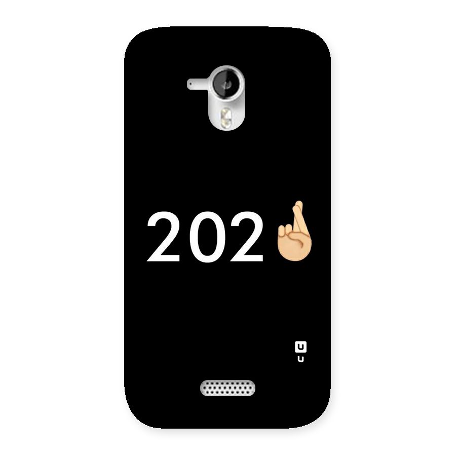 2021 Fingers Crossed Back Case for Micromax Canvas HD A116