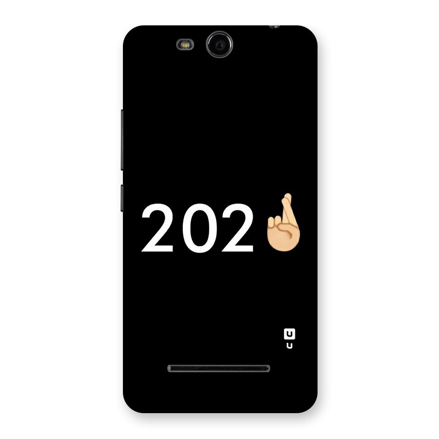 2021 Fingers Crossed Back Case for Micromax Canvas Juice 3 Q392