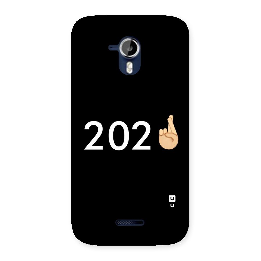 2021 Fingers Crossed Back Case for Micromax Canvas Magnus A117