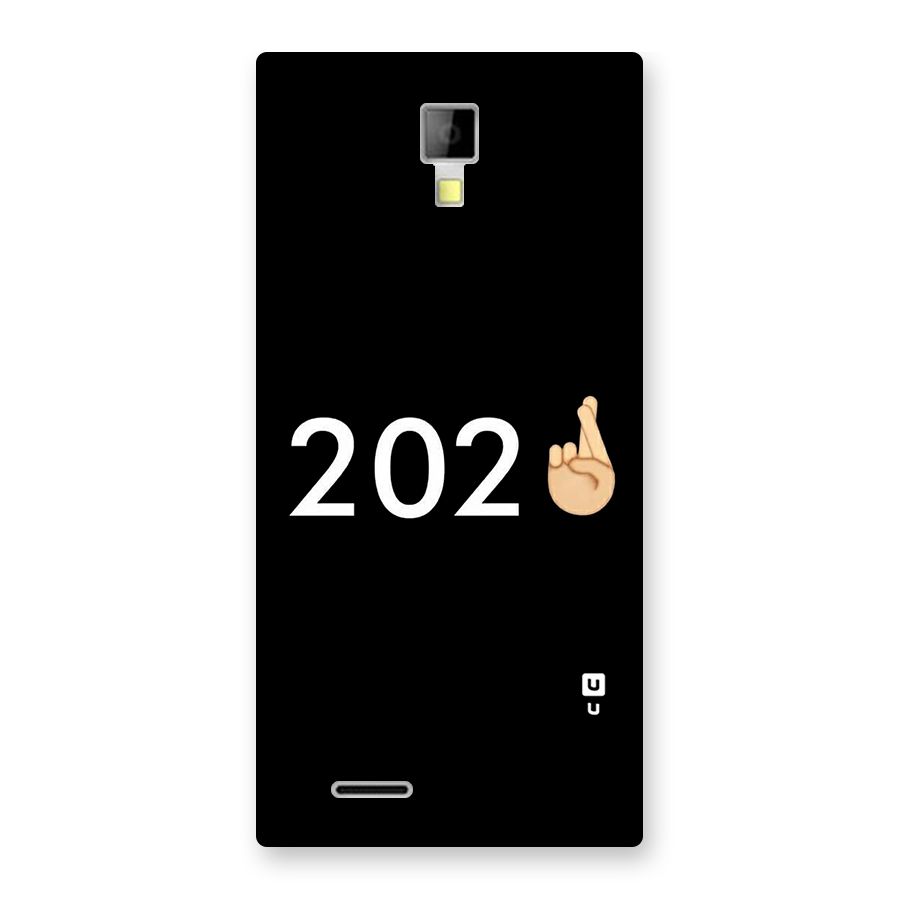 2021 Fingers Crossed Back Case for Micromax Canvas Xpress A99