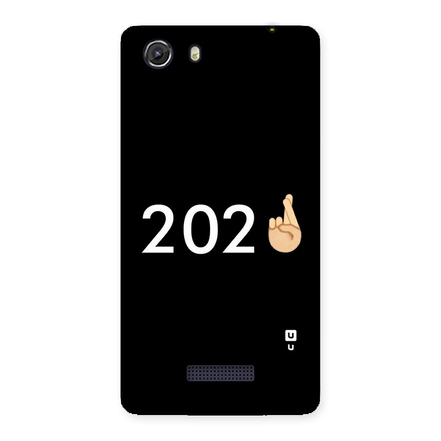 2021 Fingers Crossed Back Case for Micromax Unite 3