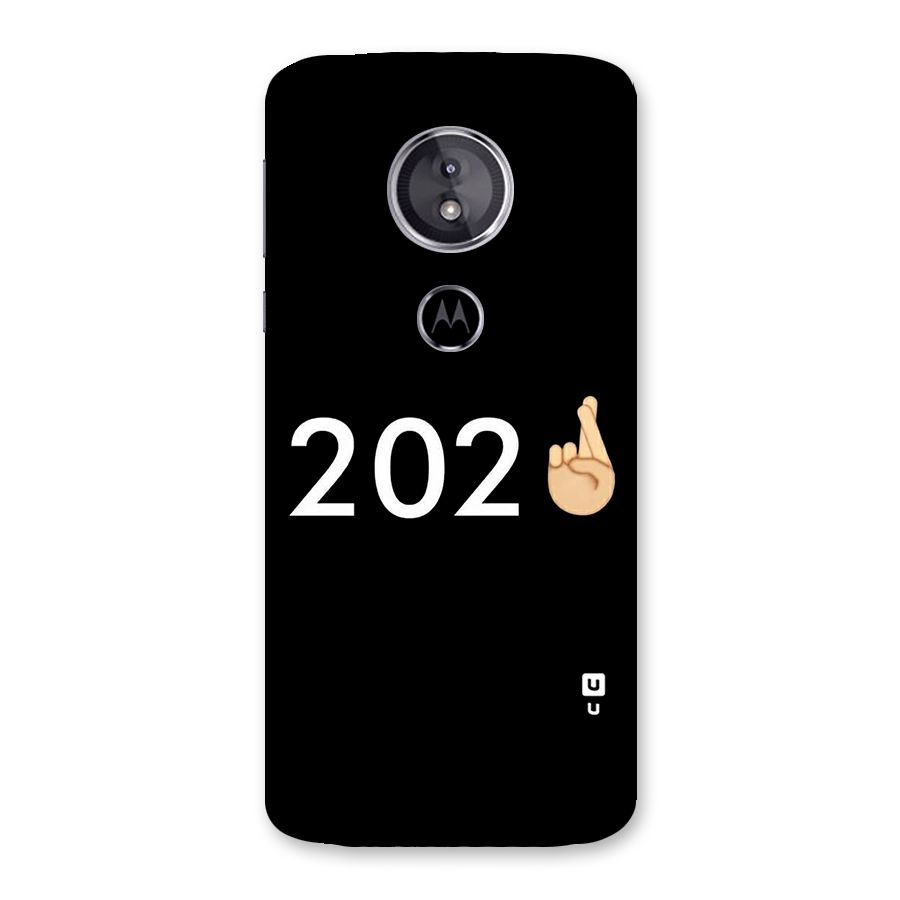 2021 Fingers Crossed Back Case for Moto E5