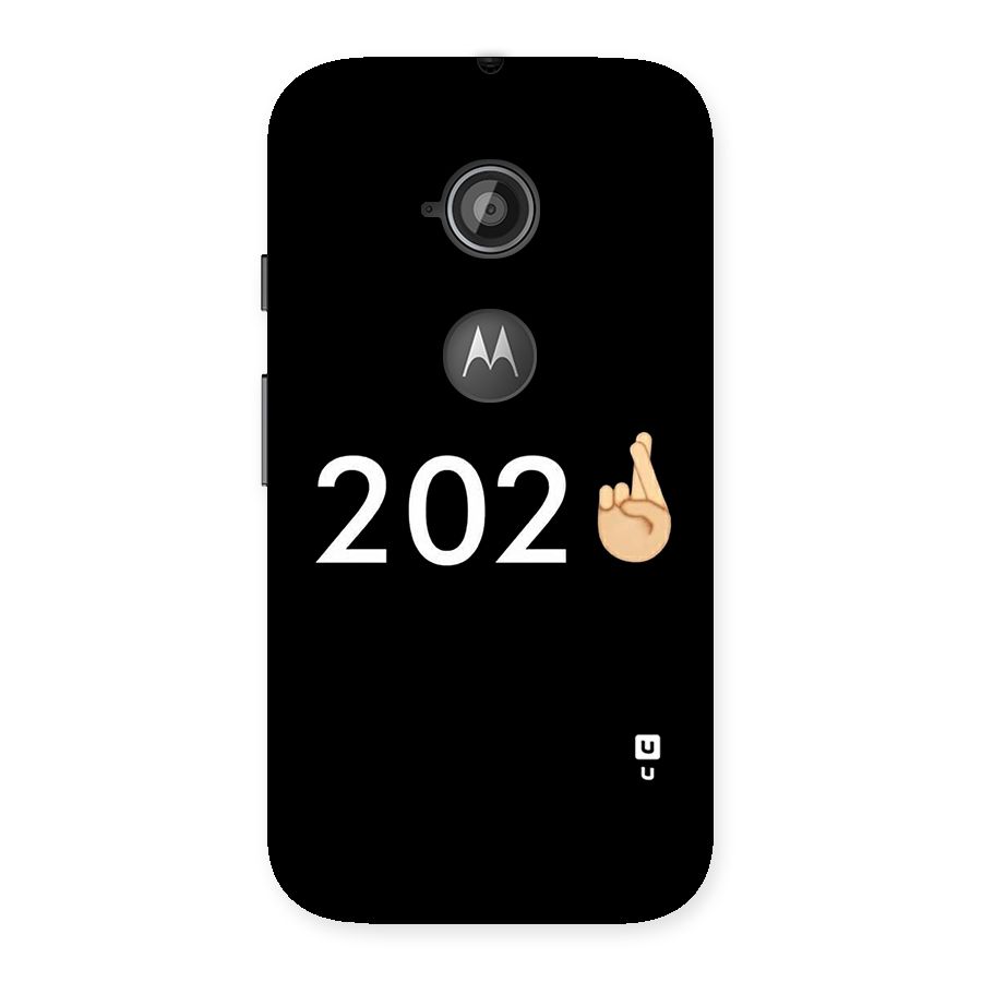 2021 Fingers Crossed Back Case for Moto E 2nd Gen