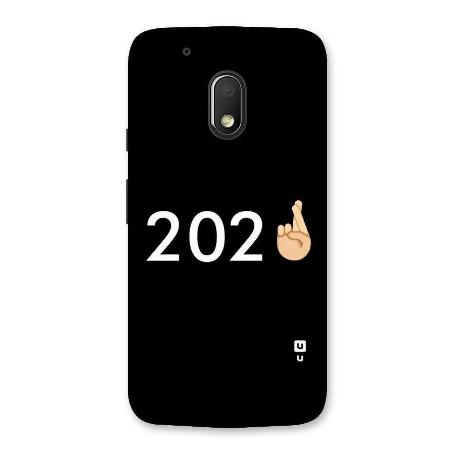 2021 Fingers Crossed Back Case for Moto G4 Play
