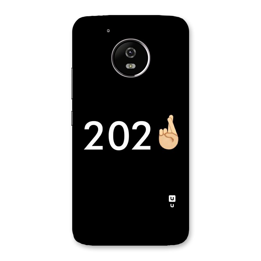 2021 Fingers Crossed Back Case for Moto G5