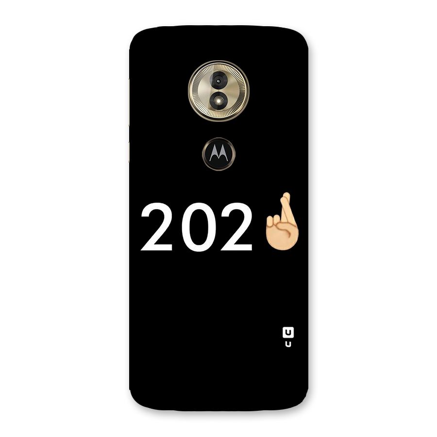 2021 Fingers Crossed Back Case for Moto G6 Play