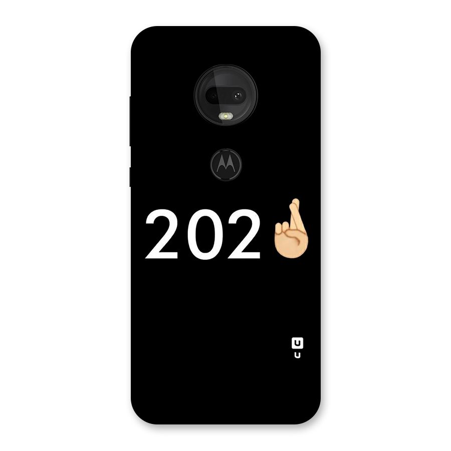 2021 Fingers Crossed Back Case for Moto G7
