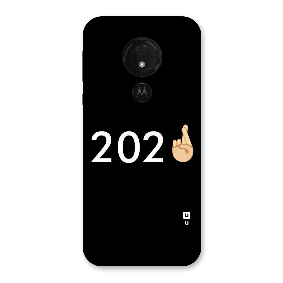 2021 Fingers Crossed Back Case for Moto G7 Power