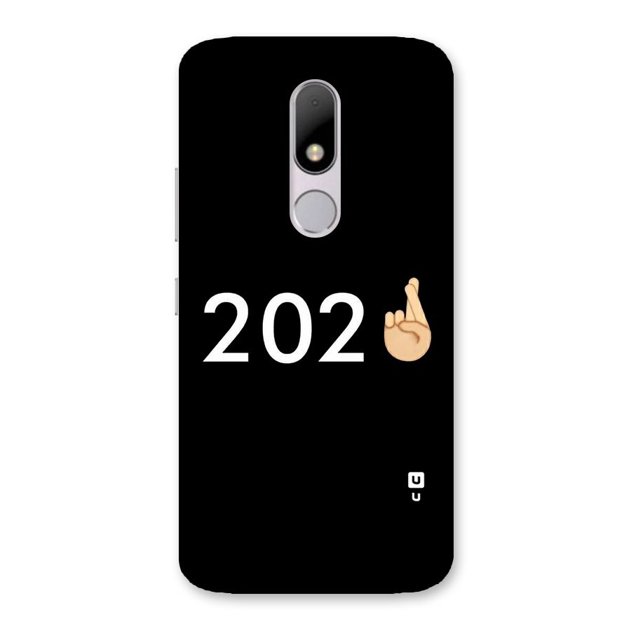 2021 Fingers Crossed Back Case for Moto M