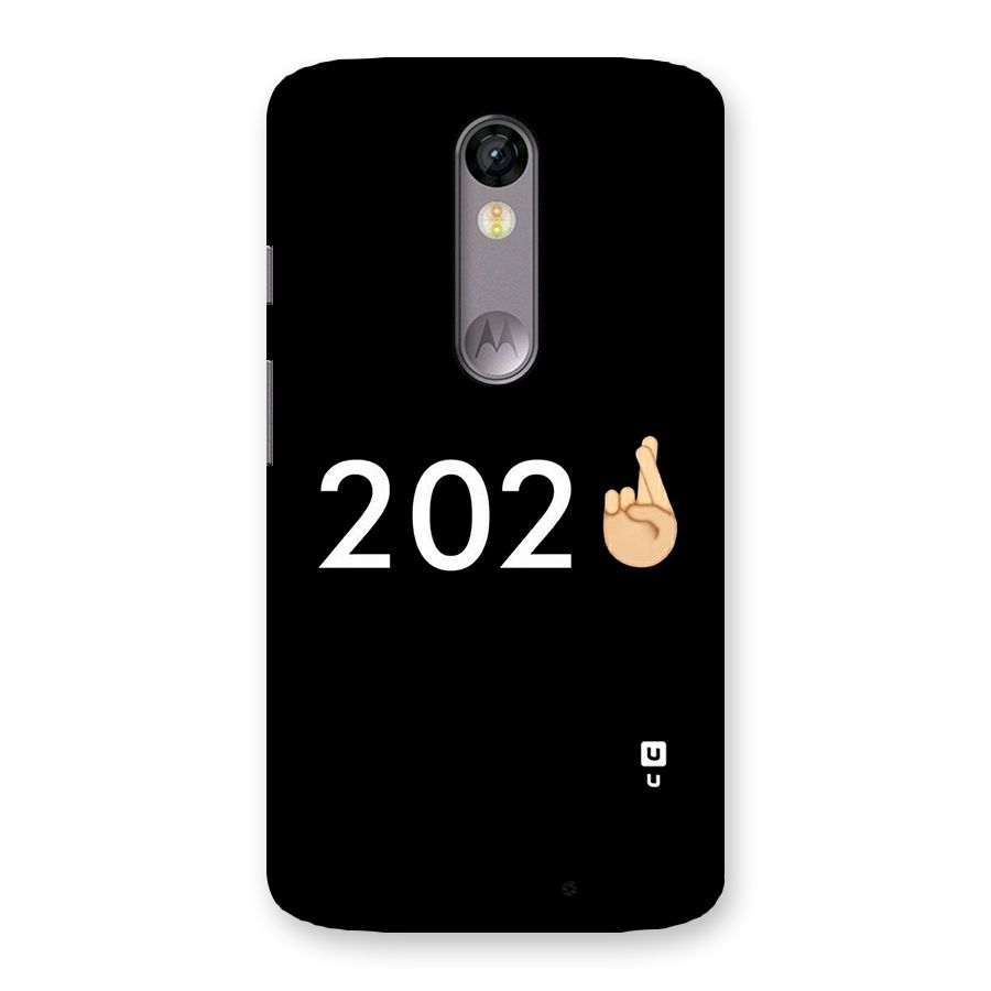 2021 Fingers Crossed Back Case for Moto X Force