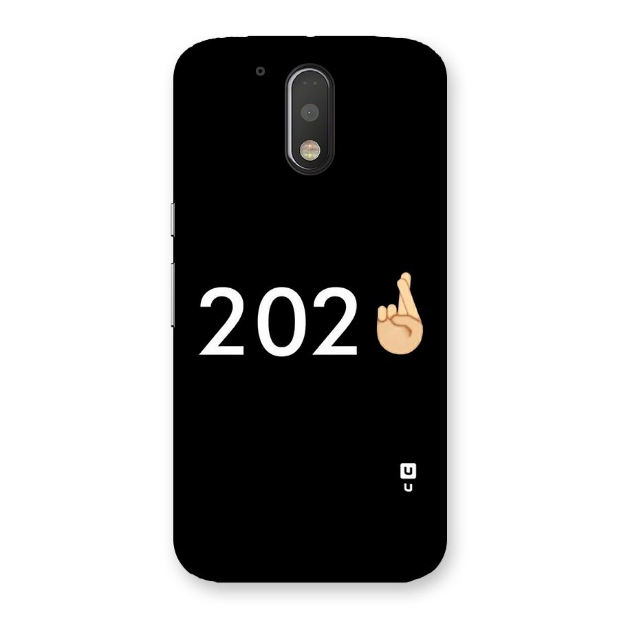 2021 Fingers Crossed Back Case for Motorola Moto G4