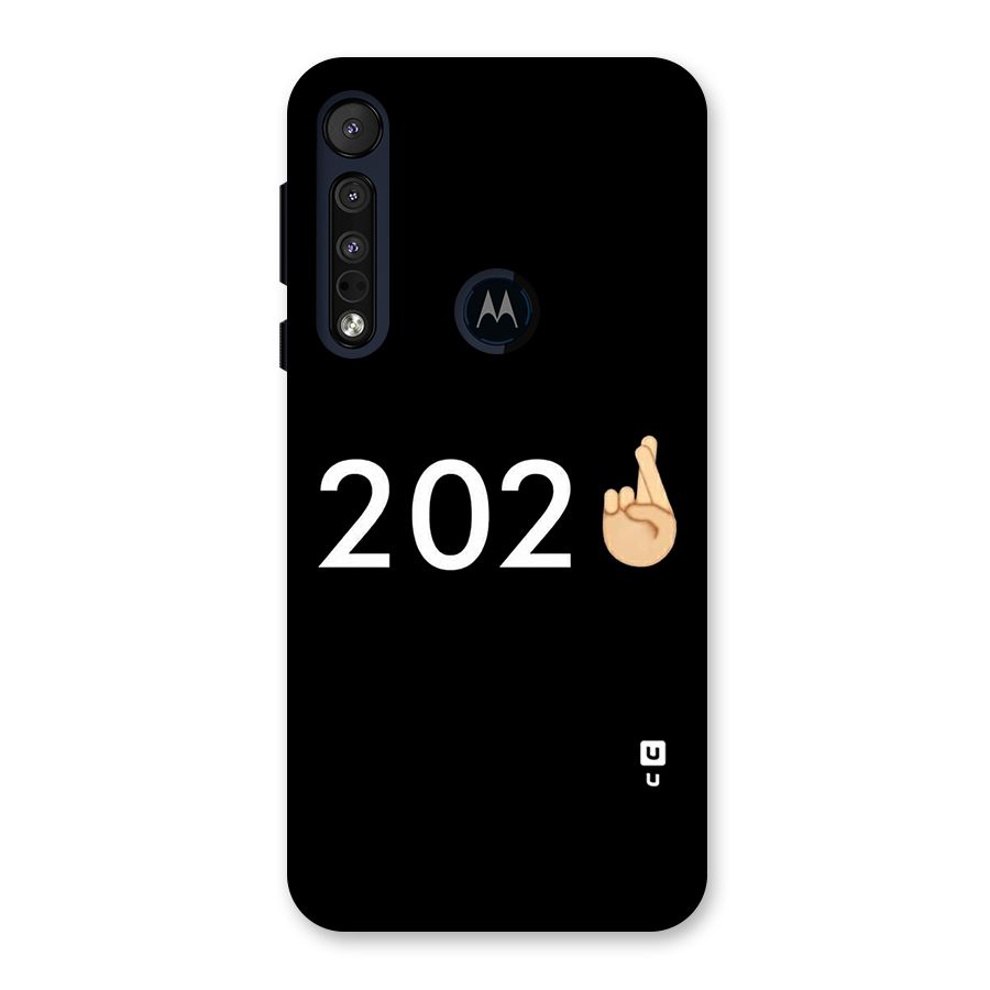 2021 Fingers Crossed Back Case for Motorola One Macro