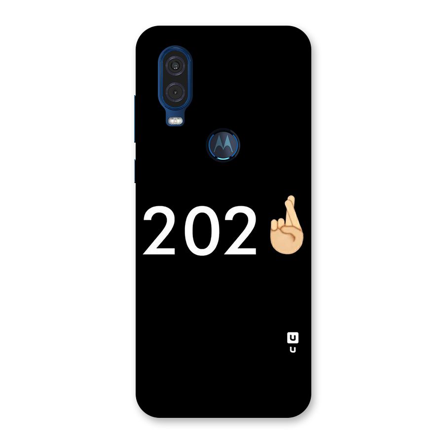 2021 Fingers Crossed Back Case for Motorola One Vision