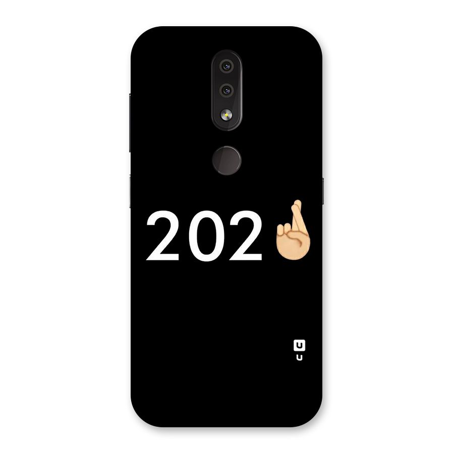 2021 Fingers Crossed Back Case for Nokia 4.2