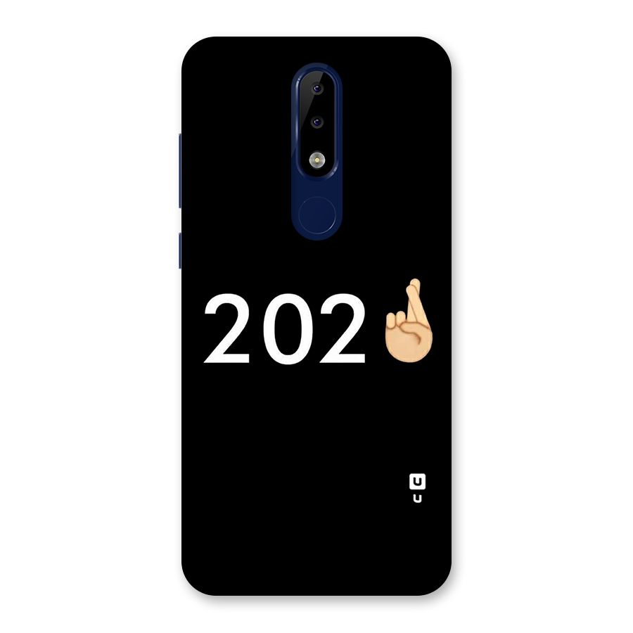2021 Fingers Crossed Back Case for Nokia 5.1 Plus