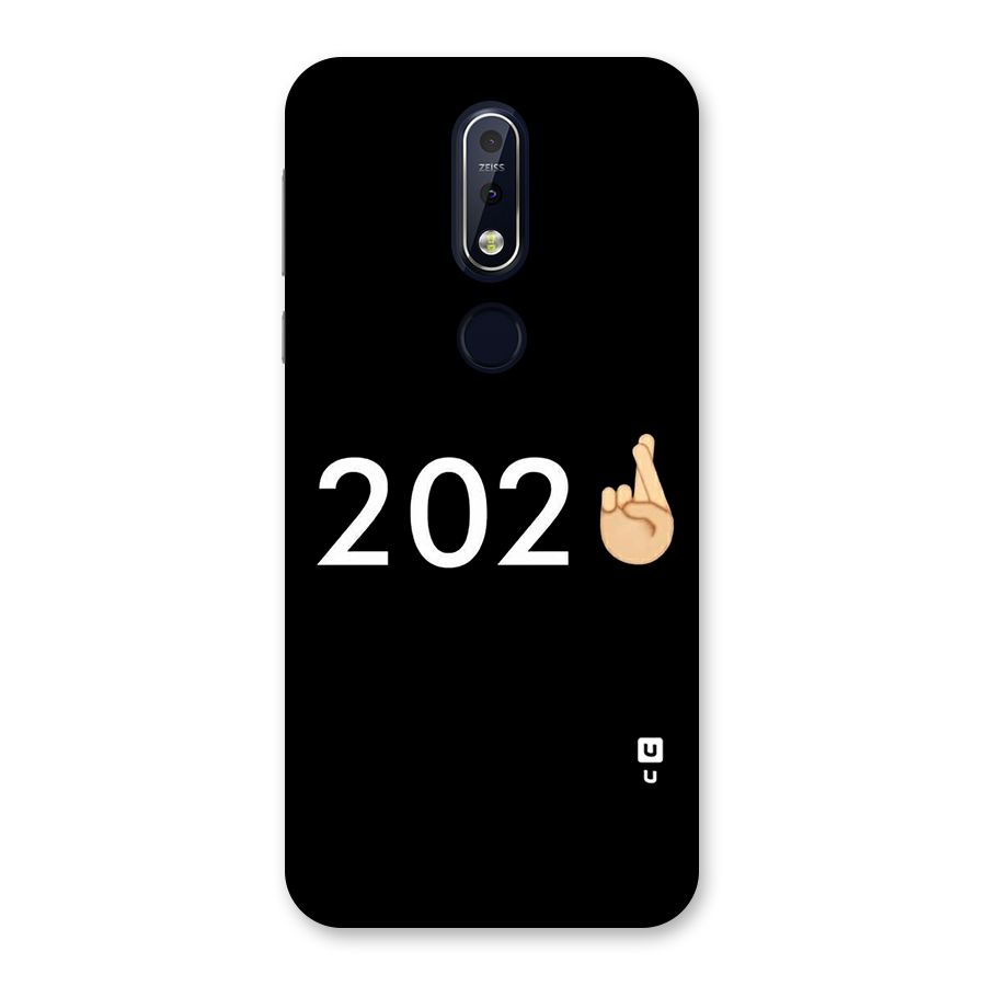 2021 Fingers Crossed Back Case for Nokia 7.1