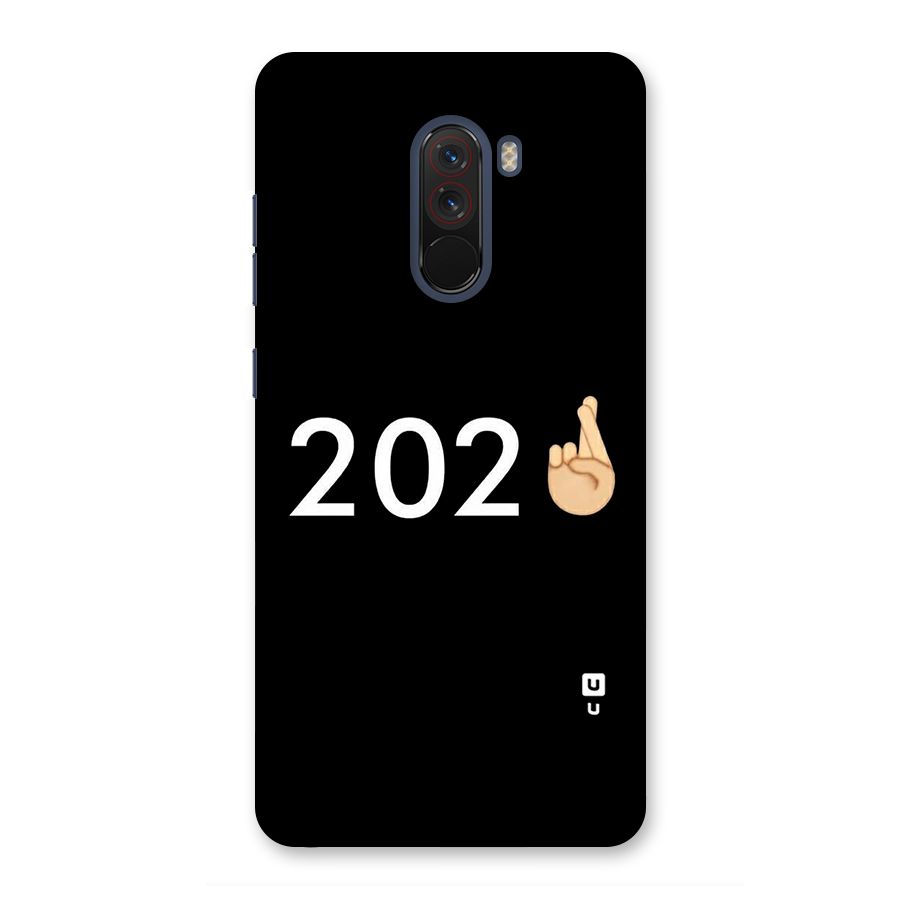 2021 Fingers Crossed Back Case for Poco F1