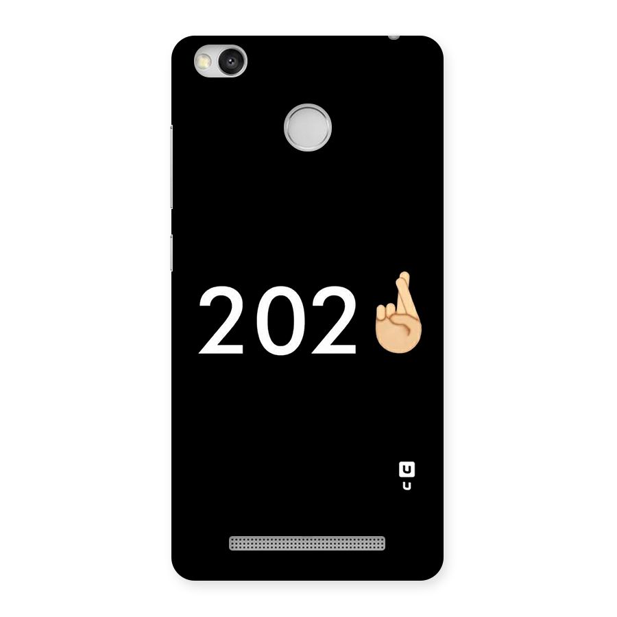 2021 Fingers Crossed Back Case for Redmi 3S Prime