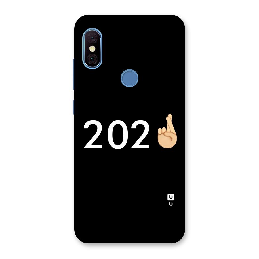 2021 Fingers Crossed Back Case for Redmi Note 6 Pro