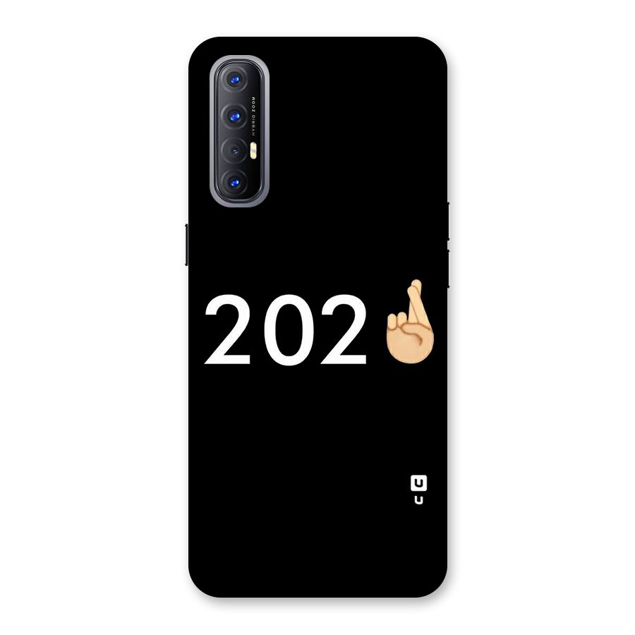2021 Fingers Crossed Back Case for Reno3 Pro